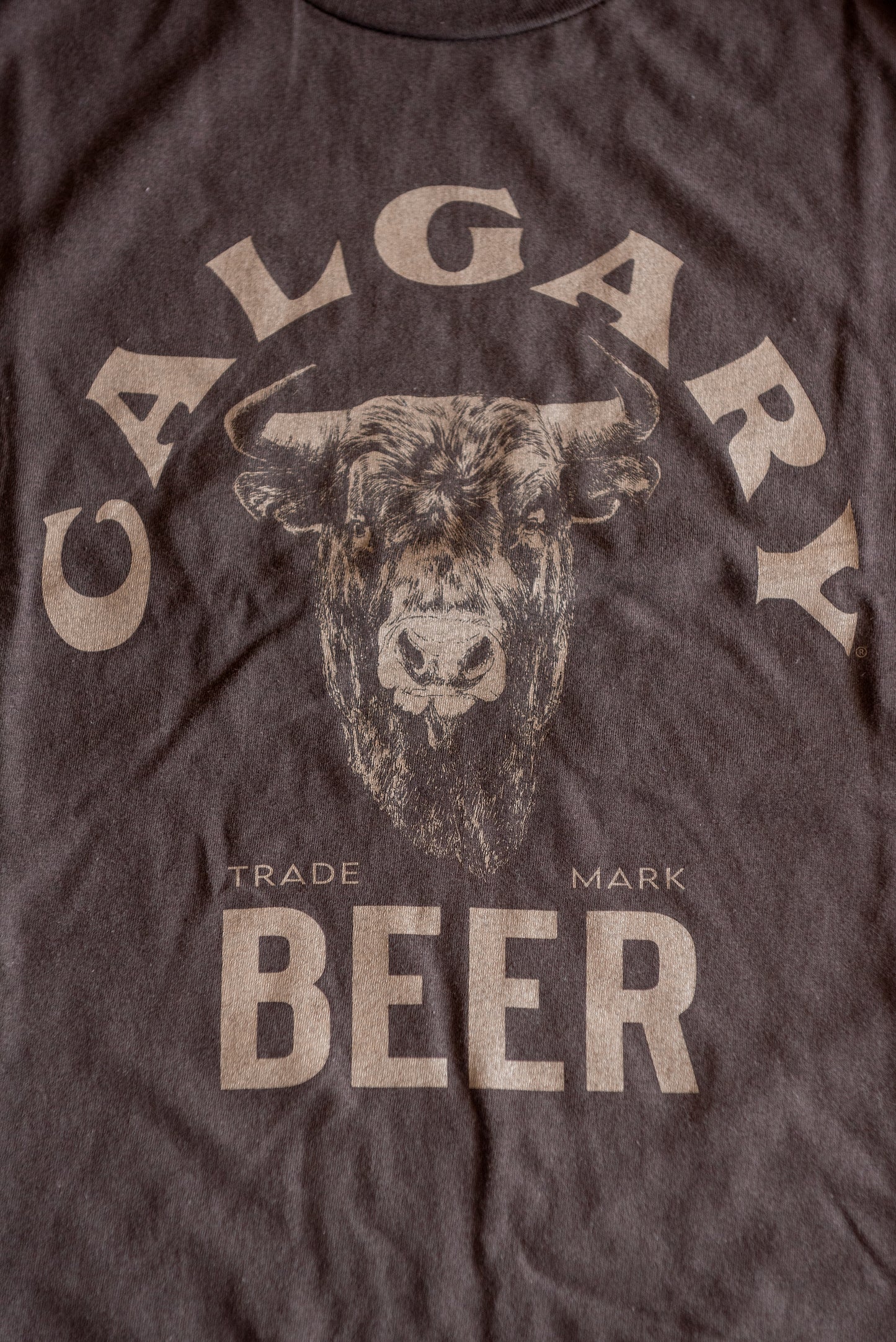 Brown Calgary Beer Tee