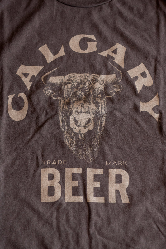 Brown Calgary Beer Tee