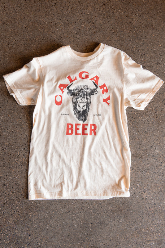 Cream Calgary Beer Tee