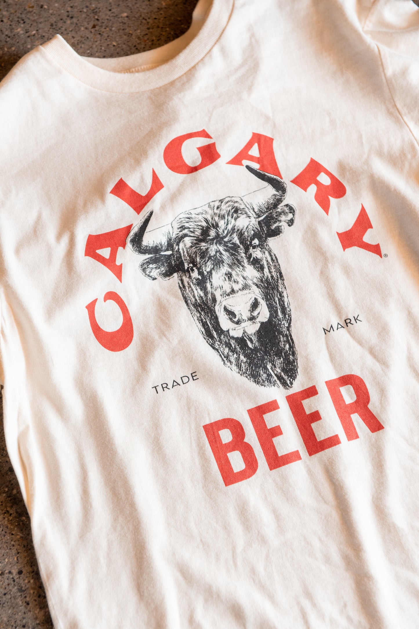 Cream Calgary Beer Tee