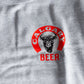 Grey Calgary Beer Crest Crewneck