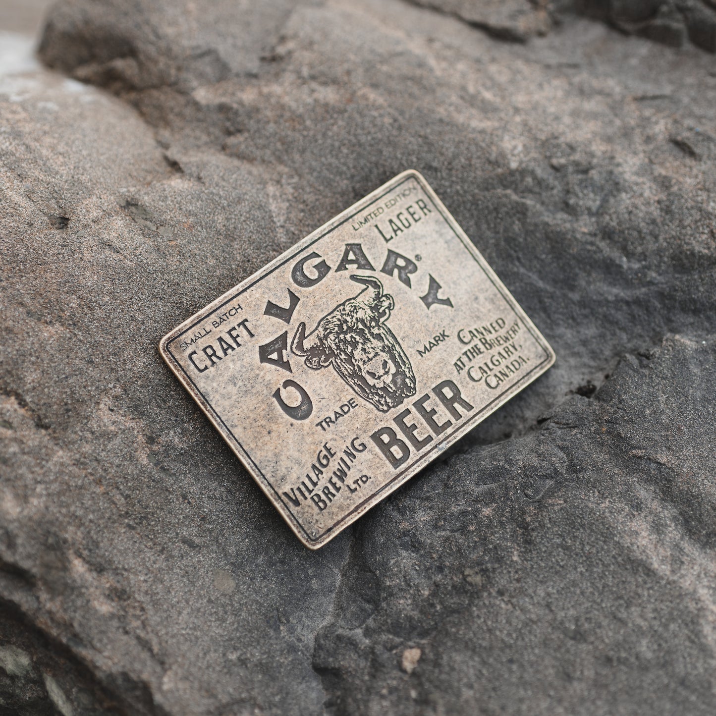 Calgary Beer Belt Buckle